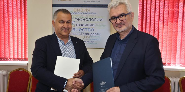 Издателство „Аз-буки“ подписа меморандум за сътрудничество с ВТУ „Тодор Каблешков“